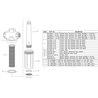 Filtr typ 124ML ciśnieniowy 1i1/2" 50 Mesh wkład 57x200