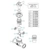 Przepływomierz serii 50 25mm-225L, Deutsch TeeJet 801-  57-10100
