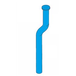 Słupica przedpłużka okrągła Lemken D40, H750/940