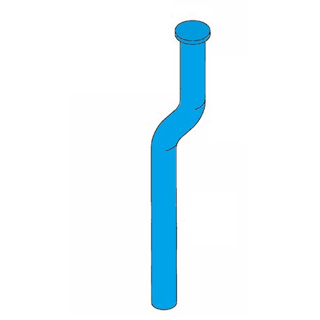 Słupica przedpłużka okrągła Lemken D40, H650-700/840
