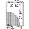 Chłodnica wody 565x895 Case, New Holland