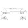 Sprężyna gazowa 280mm 520N typ B Stabilus