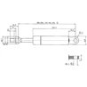 Sprężyna gazowa 580mm 150N typ E Stabilus