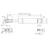 Sprężyna gazowa 318mm 300N typ B Stabilus