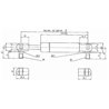 Sprężyna gazowa 585mm 600N typ D Stabilus