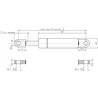 Sprężyna gazowa 685mm 800N typ B Stabilus