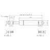 Sprężyna gazowa 385mm 1150N typ B Stabilus