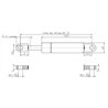 Sprężyna gazowa 485mm 1150N typ B Stabilus