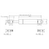 Sprężyna gazowa 785mm 500N typ B Stabilus