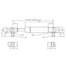 Sprężyna gazowa 685mm 150N typ D Stabilus