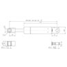 Sprężyna gazowa 502mm 1700N typ B Stabilus