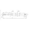 Sprężyna gazowa 760mm 900N typ C Stabilus