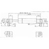 Sprężyna gazowa 245mm 250N typ D Stabilus