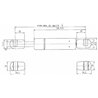 Sprężyna gazowa 276mm 200N typ C Stabilus