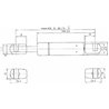 Sprężyna gazowa 276mm 450N typ C Stabilus