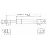 Sprężyna gazowa 546mm 140N typ C Stabilus