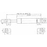 Sprężyna gazowa 519mm 270N typ C Stabilus