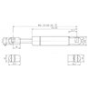 Sprężyna gazowa 585/250mm 250N typ C Stabilus
