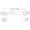 Sprężyna gazowa 486mm 200N typ C Stabilus