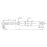 Sprężyna gazowa 265mm 100N typ E Stabilus