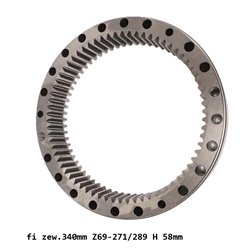 (2A) Pierścień zew. przekładni planetarnejj fi zew.340mm Z69-271/289 H 58mm