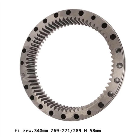 (2A) Pierścień zew. przekładni planetarnej fi zew.340mm Z69-271/289 H 58mm