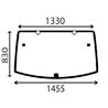 AL212195 Szyba John Deere tylna Kramp 8719493245578