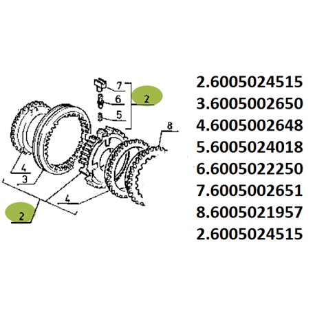 Synchronizator 6005024515