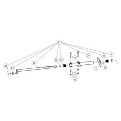 Ramię sterujące kpl.S130mm