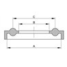 Tri-clamp uszczelka 3" NBR