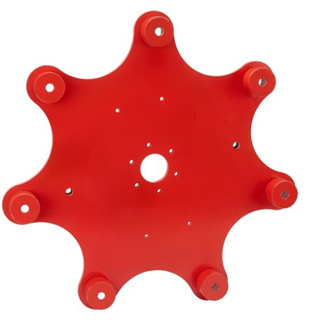 (8) Rotor 7 noży, 24-drożnej głowicy