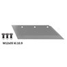 Lemiesz 20" prawy 405mm do dłuta SB56D, 2x135mm zam. ze śrubami