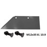 Lemiesz 16" lewy 270mm do dłuta(3364051) SB43 Lemken zam. ze śrubami