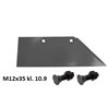 Lemiesz 16" prawy 270mm do dłuta(3364050) SB43 Lemken zam. ze śrubami