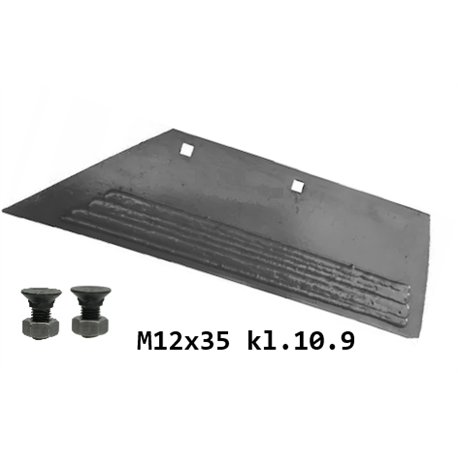 Lemiesz 18" prawy 315 mm do dłuta SB45P napawany Lemken, 135mm zam. ze śrubami