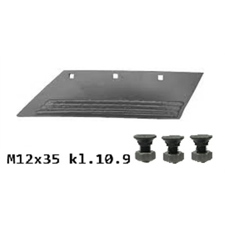 Lemiesz 20" prawy do dłuta SB56P napawany, 2x135mm  zam. ze śrubami