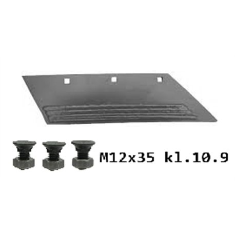 Lemiesz 20" lewy do dłuta SB56P napawany, 2x135mm  zam. ze śrubami