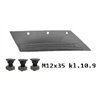 Lemiesz 20" lewy do dłuta SB56P napawany, 2x135mm zam. ze śrubami