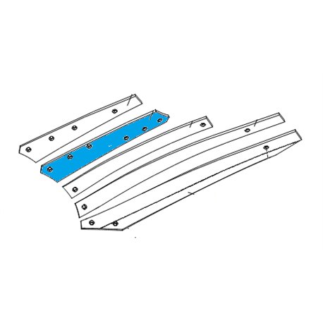 Listwa odkładni 1 BS/W lewa 561x120x10