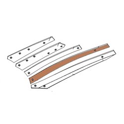 Listwa odkładni 3 BS40/BS42 lewa 950mm zam.