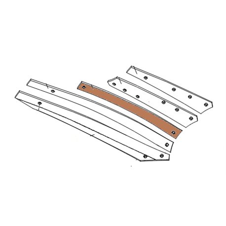Listwa odkładni 2 BS40/BS42 prawa 677mm zam.