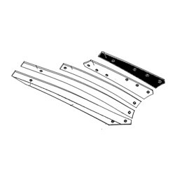 Listwa odkładni 1 BS prawa 544mm zam. ze śrubami