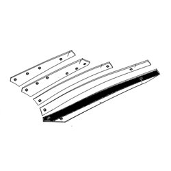 Listwa odkładni 4 BS40/BS42 lewa 985mm zam. ze śrubami