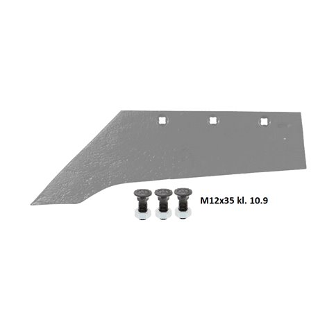 Lemiesz dziobowy 105/105 370mm lewy M22S zam. ze śrubami