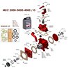 M7 Łopatka kompresora 180x41x6,3 MEC 2000 STD oryg. B&P