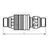 Szybkozłącze gniazdo CPV 1/2" gwint zewnętrzny M22x1.5 15L