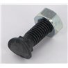 Śruba płużna redlicy M10x33 mm z nakrętką