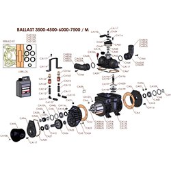 CA200 Uszczelka zamka grzybkowego - BALLAST 3,5-7500  