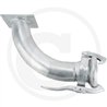 Przyłącze z kołnierzem żeńskie Perrot 4" - 90° z kołnierzem otw.150x150mm
