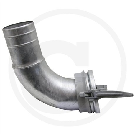 Kolano 90°, 6" z końcówką węża 150mm feuerverzinkt